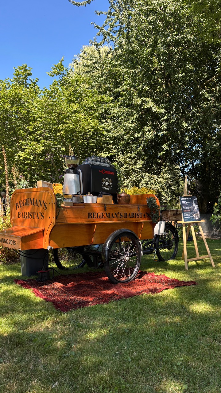 Mobiele koffiekar van Begeman